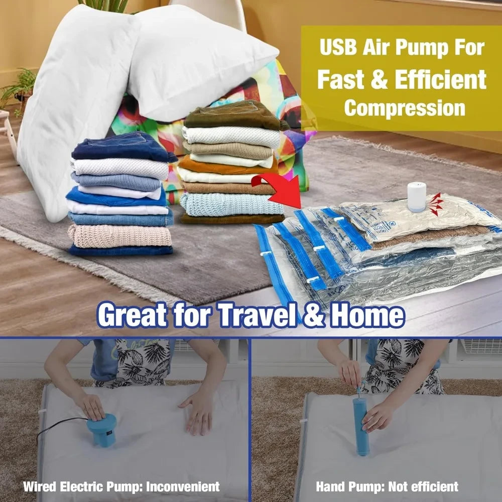12pk Travel Vacuum Bags